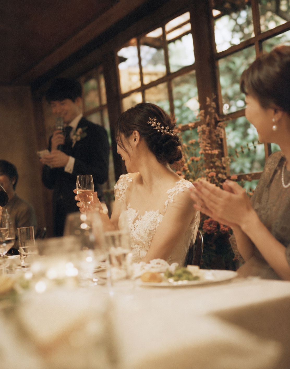 結婚式の一場面